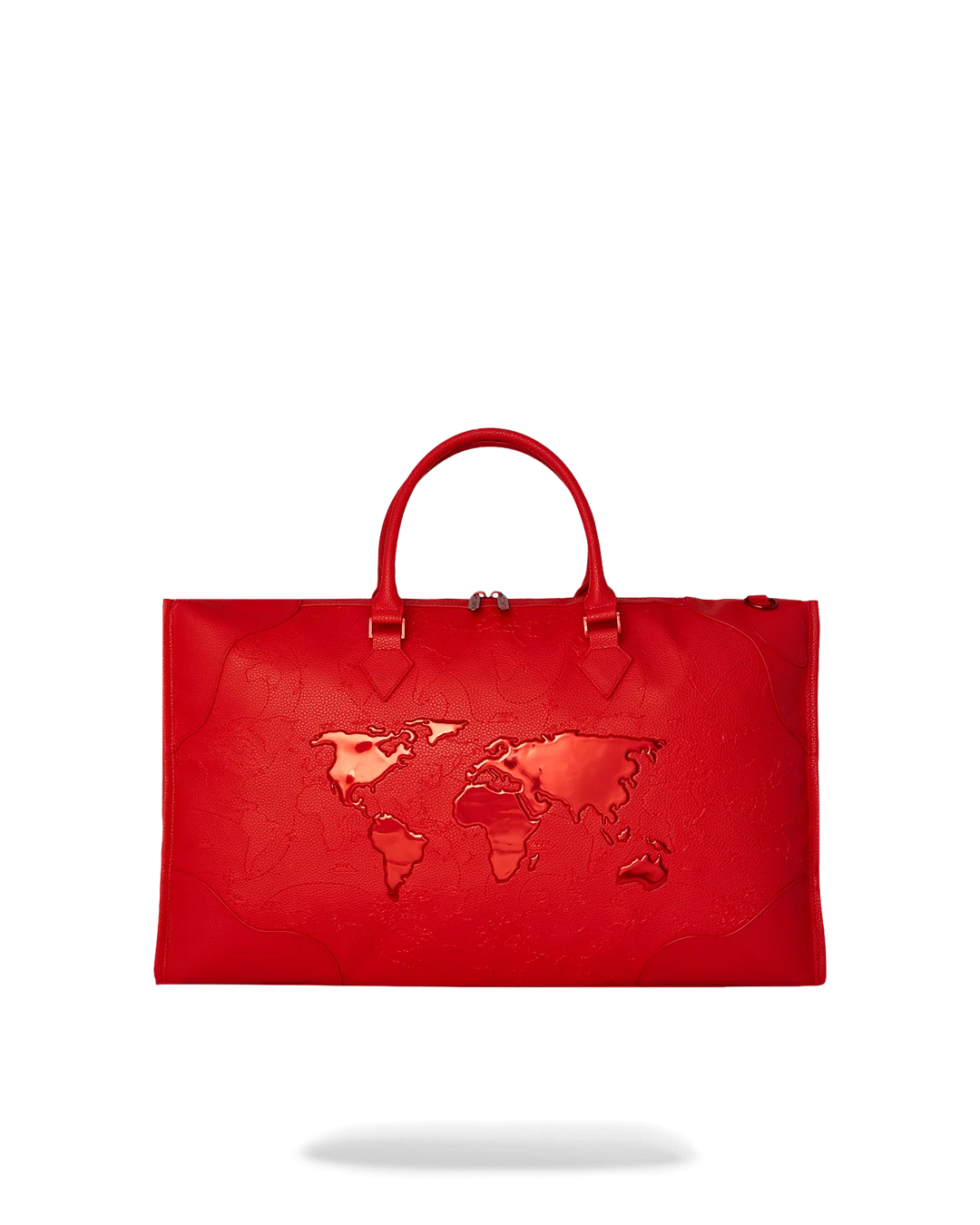 JAMES FIRST CLASS RUBY RED PYRAMID LARGE DUFFLE