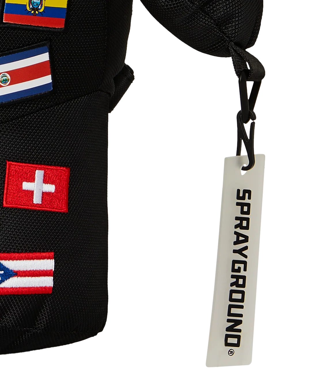 JAMES FIRST CLASS GLOBAL FLAGS MONEYBEAR BACKPACK