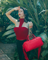 RED RIVIERA MINI DUFFLE
