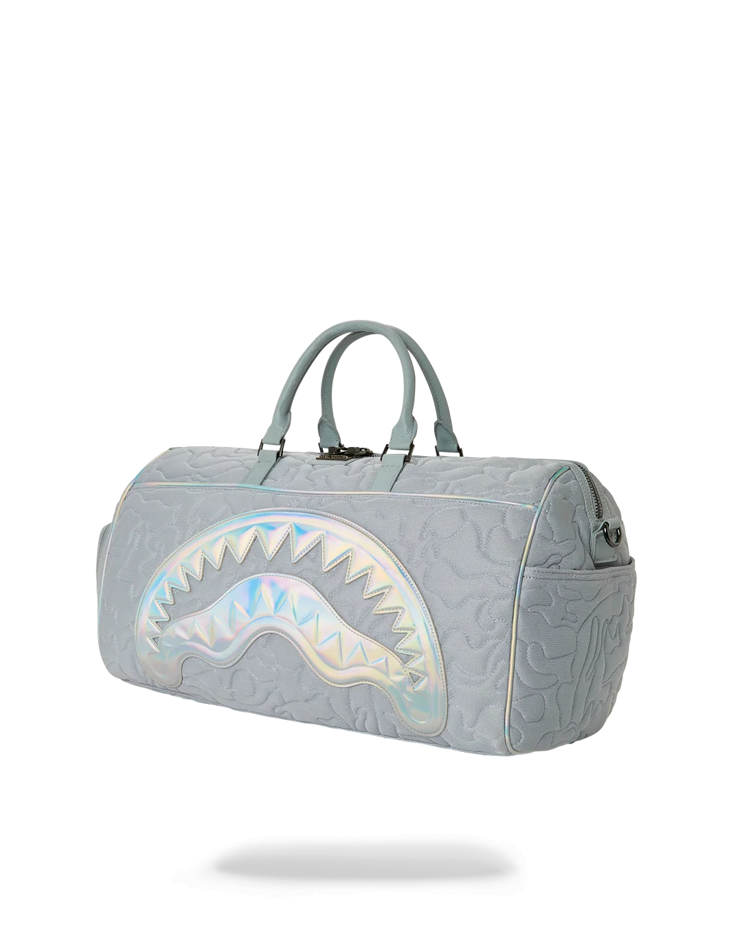 MIRASHAKU IRIDESCENT QUILT DUFFLE