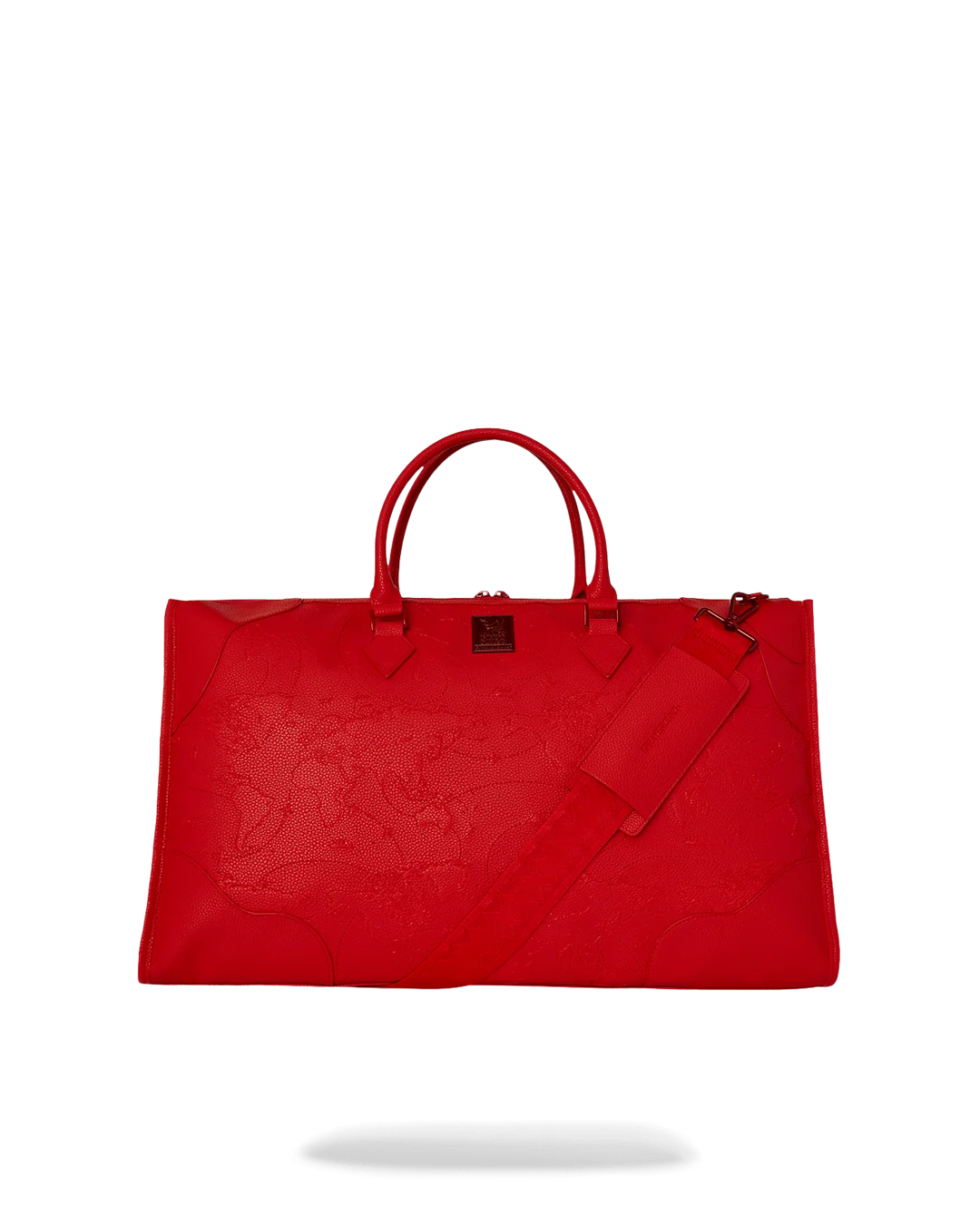 JAMES FIRST CLASS RUBY RED PYRAMID LARGE DUFFLE