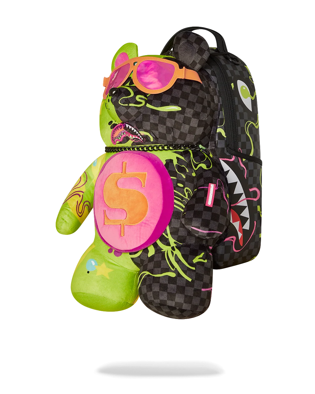 SLIME DIME MONEYBEAR TEDDYBEAR ON BACKPACK