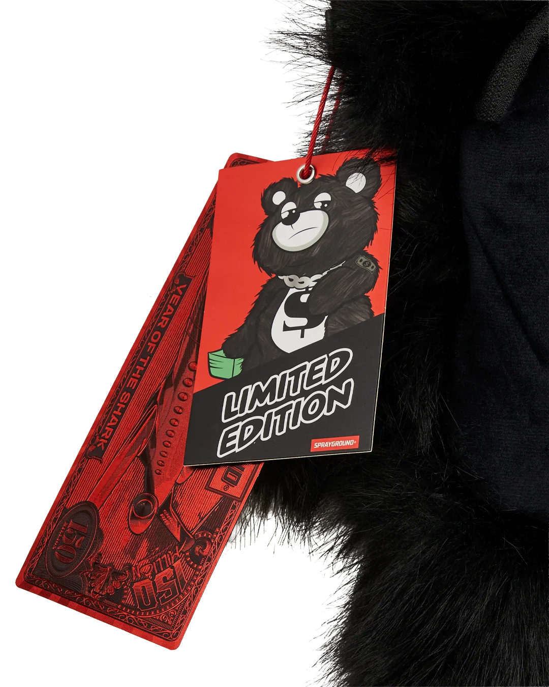 FURZILLA SHARK (NIGHT) BEAR CUB CROSSBODY