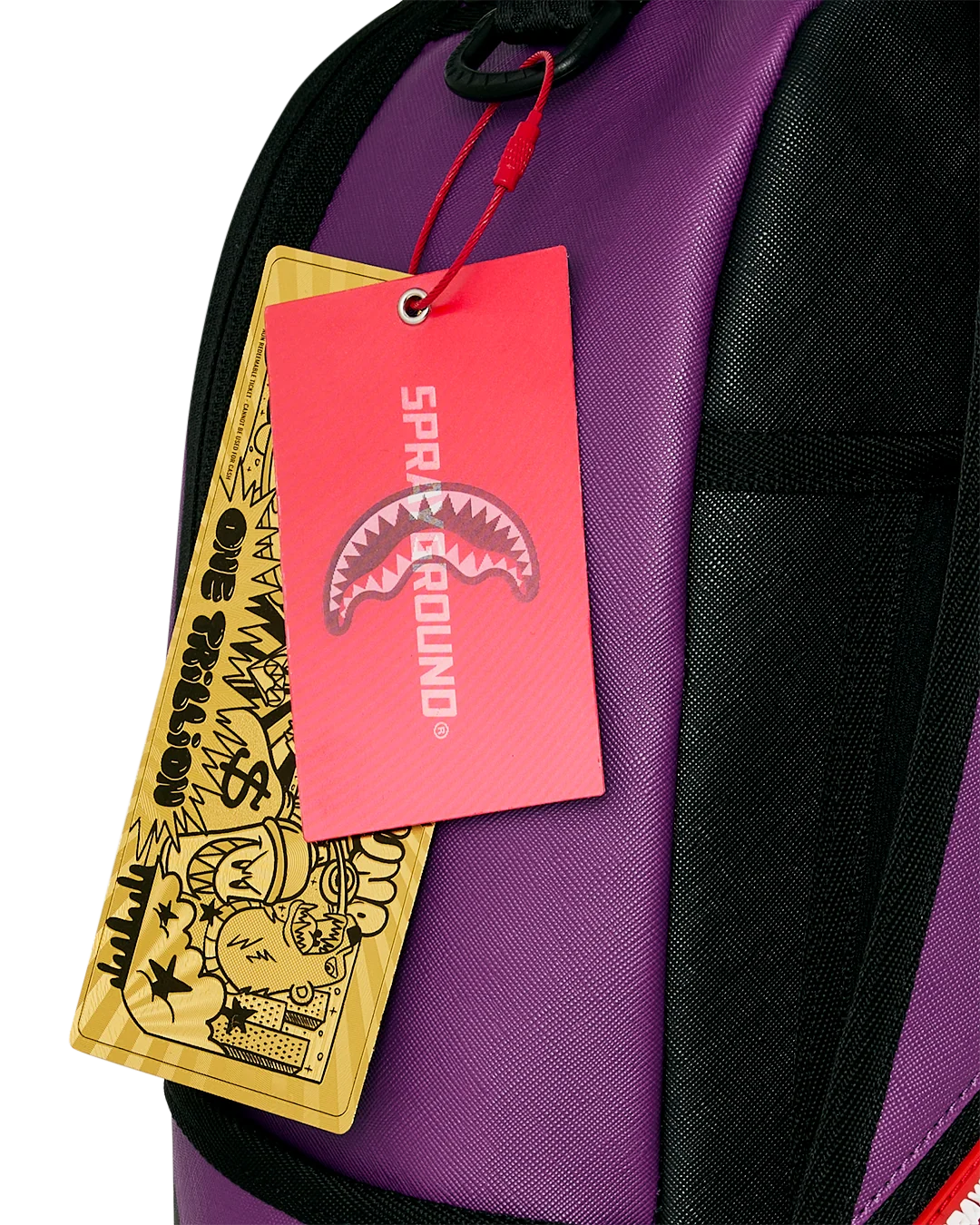 SHARK CENTRAL BUBBLE SHARK (PRPLE) BACKPACK