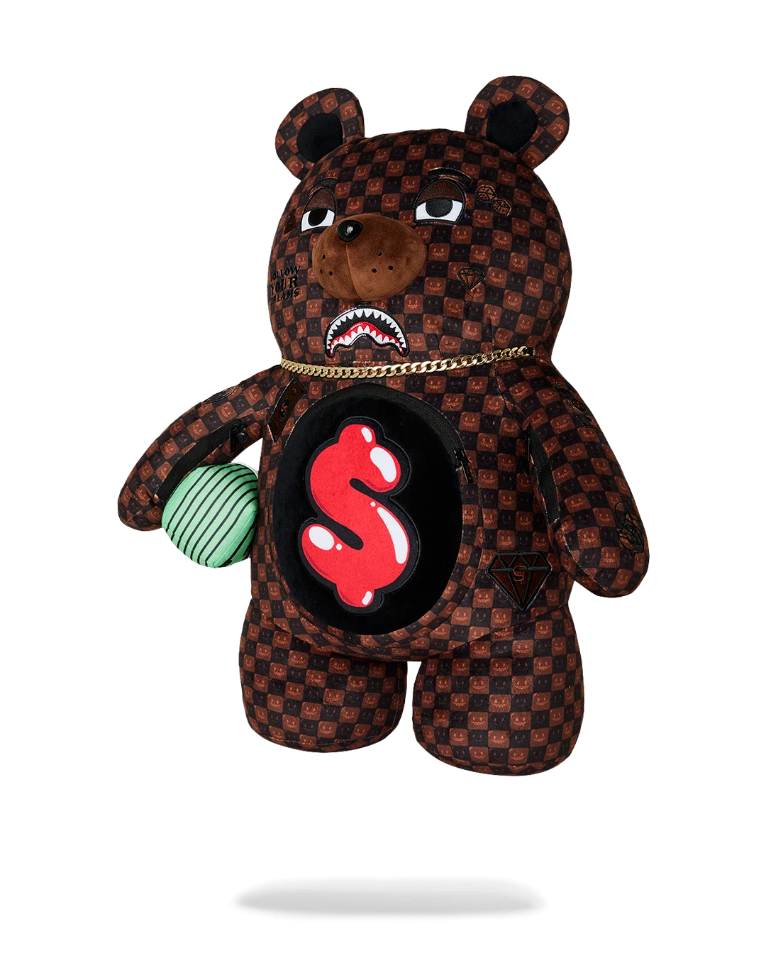 SHARKS IN PARIS GRIN & GRIND MONEYBEAR BACKPACK