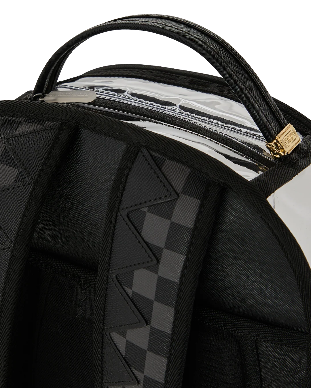 CLEAR DLX BACKPACK - CHECKED OUT (GRAY BLK CHECK)