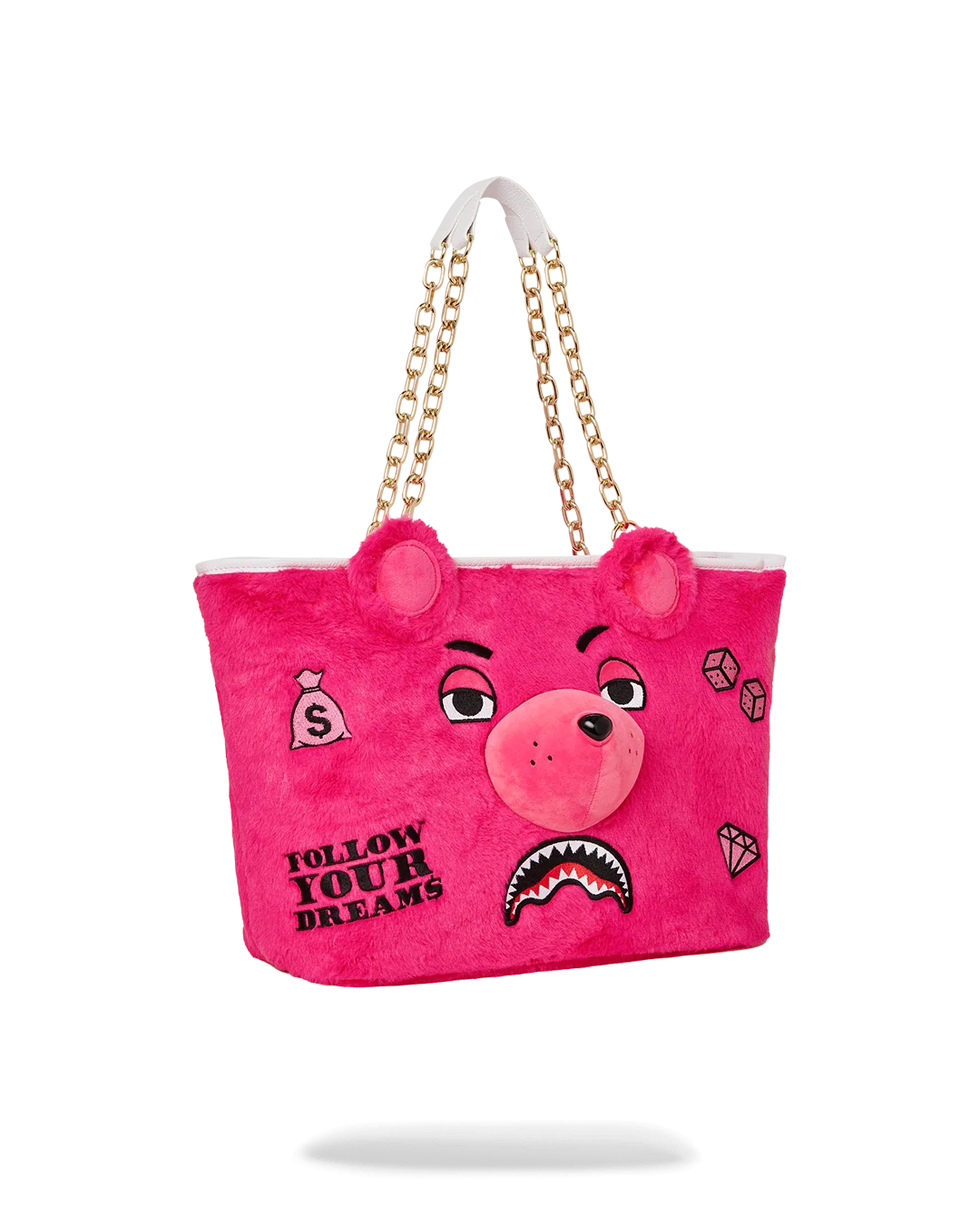 PLUSH MONEYBEAR TOTE (PINK)