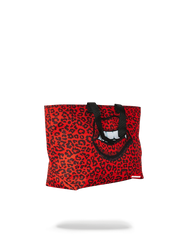 RED LEOPARD LIPS TOTE