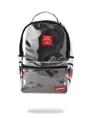 20/20 VISION DOUBLE CARGO SIDE SHARK CLEAR BACKPACK