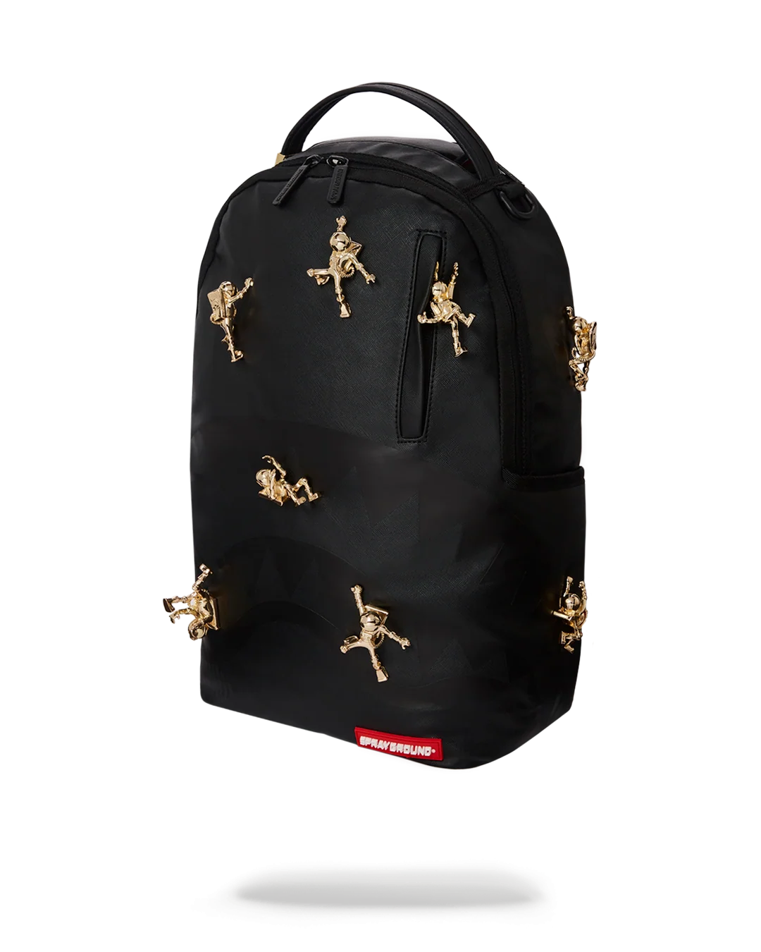 THE LOST IN SPACE BACKPACK (10 3D GOLD METAL ASTRONAUTS)